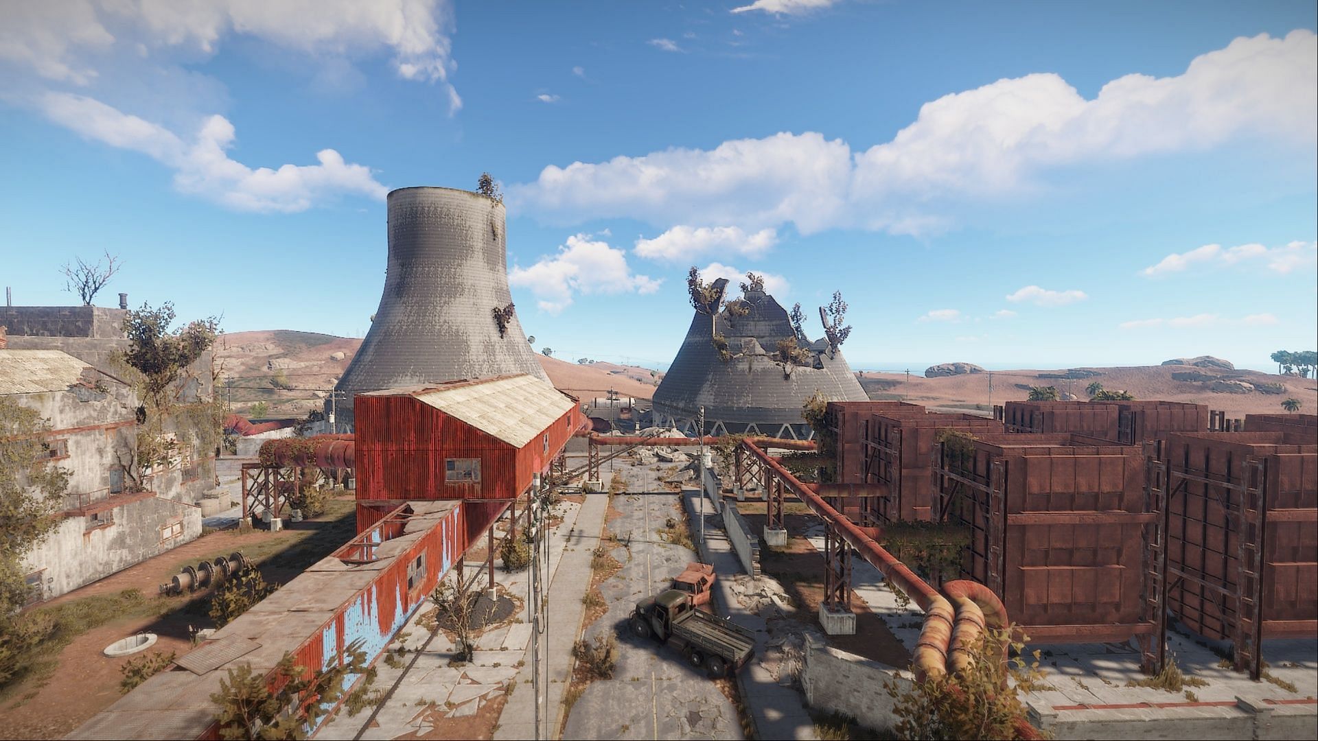 Power Plant POI in Rust (Image via Facepunch Studios)