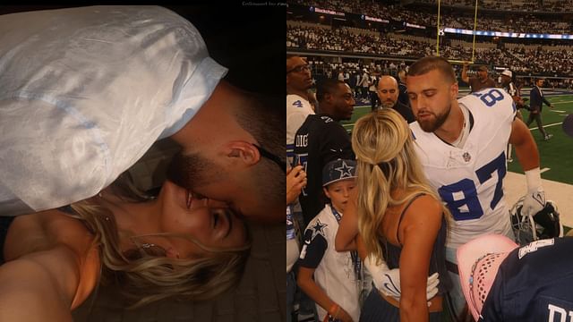 God blessed me with my best friend": Miami's Haley Cavinder and Cowboys TE  Jake Ferguson celebrate first anniversary with romantic video