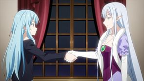 That Time I Got Reincarnated as a Slime season 3 episode 22: Elmesia vows to aid Rimuru as Masayuki vs. Gobta ends