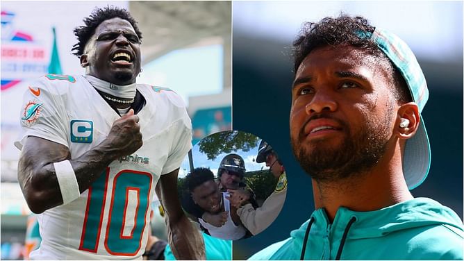 Tua Tagovailoa stunned by Tyreek Hill’s detainment as dashcam footage of altercation with South Florida Police goes viral