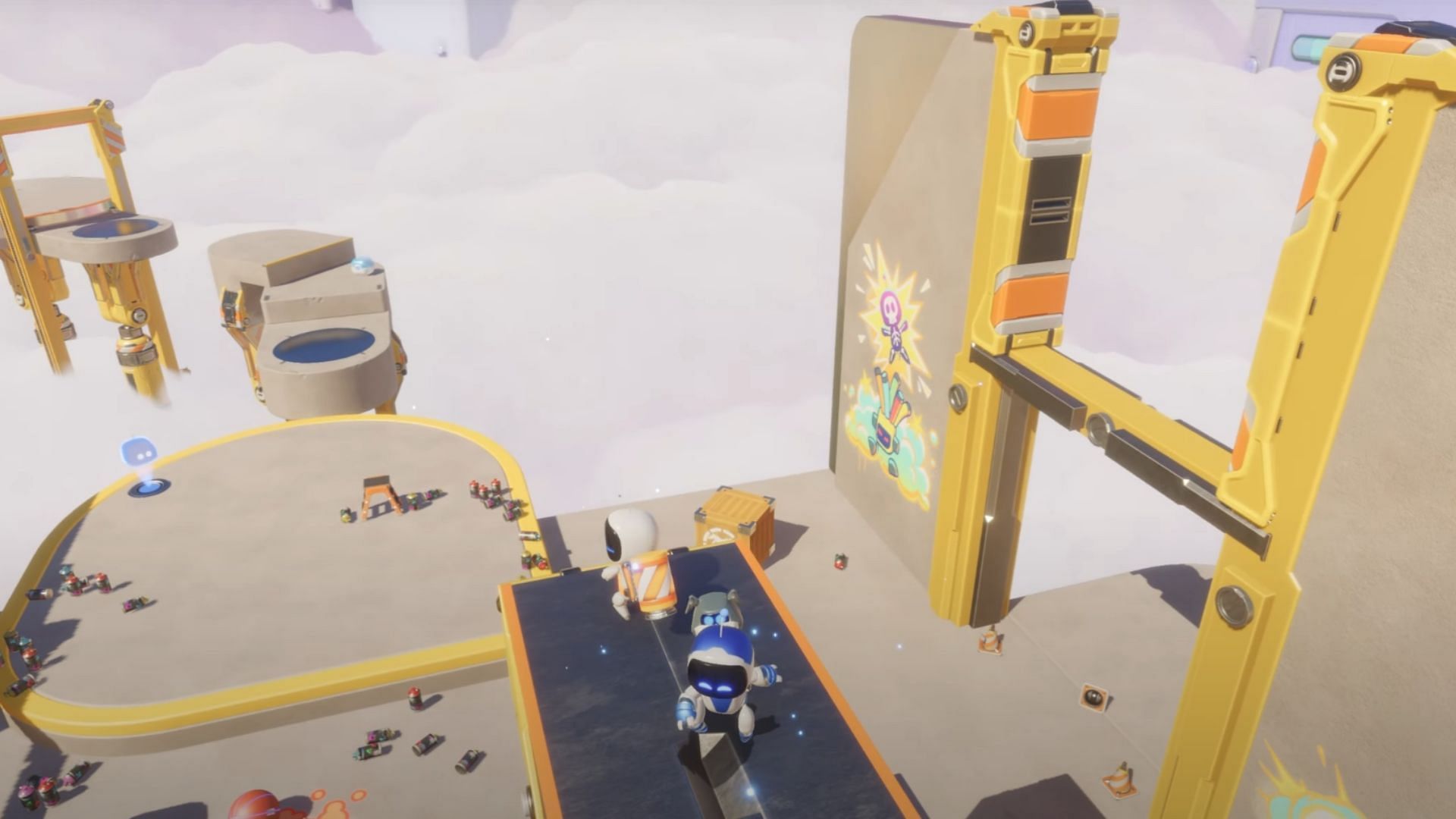 This Bot requires some platforming to get to (Image via Sony Interactive Entertainment)