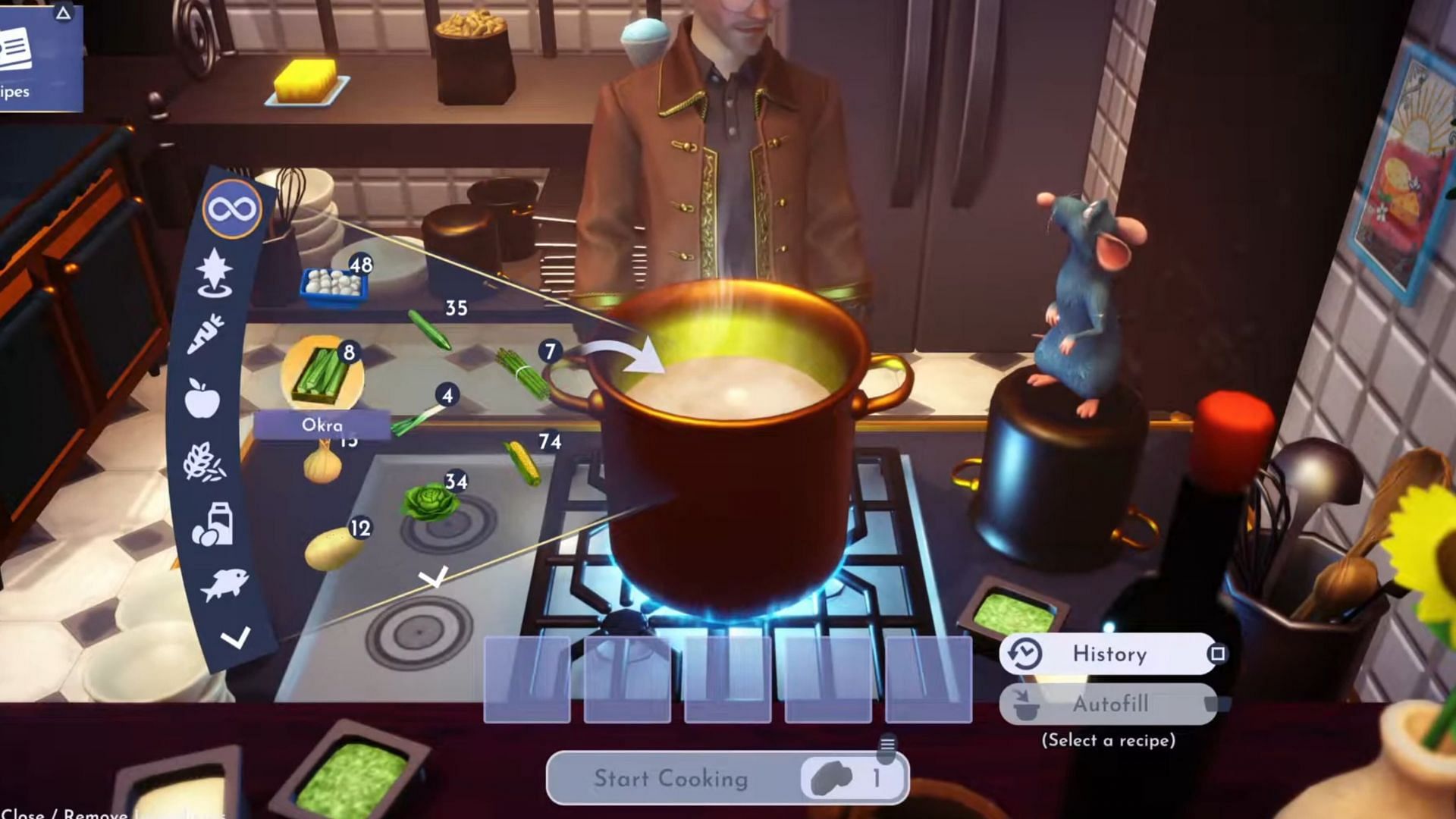 Cooking this recipe requires four ingredients (Image via Gameloft)