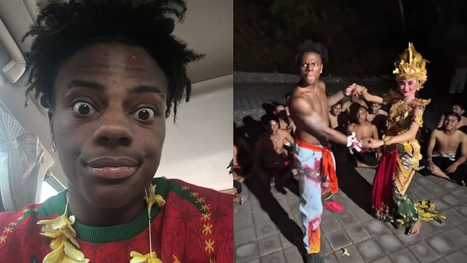 Viral clip shows IShowSpeed doing a traditional dance off-stream in Bali as YouTuber announces tomorrow's broadcast