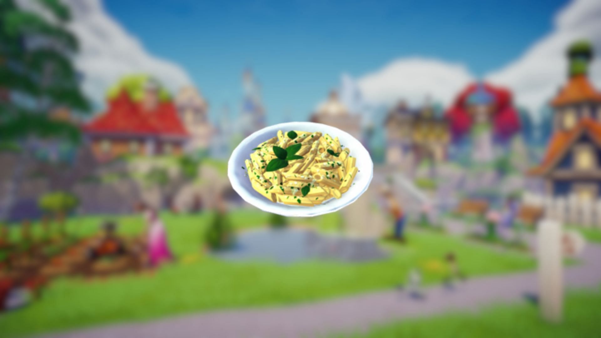 Pasta With Herb is a three-star meal in Disney Dreamlight Valley (Image via Gameloft)