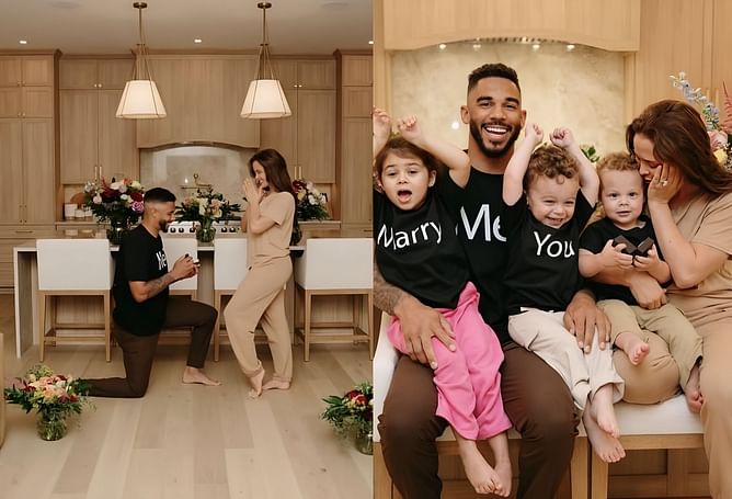 "A long time coming": Evander Kane's three kids play an important role in proposing to partner Mara Teigen
