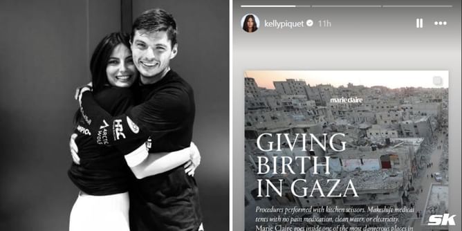 Max Verstappen's partner Kelly Piquet shares social media post about the situation in Gaza amid ongoing conflict with Israel