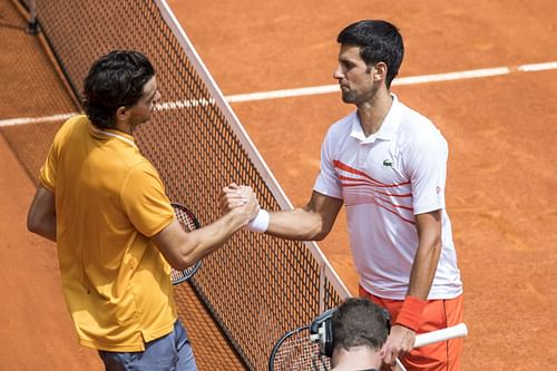 Taylor Fritz (L) and Novak Djokovic (R) (Source: Getty)