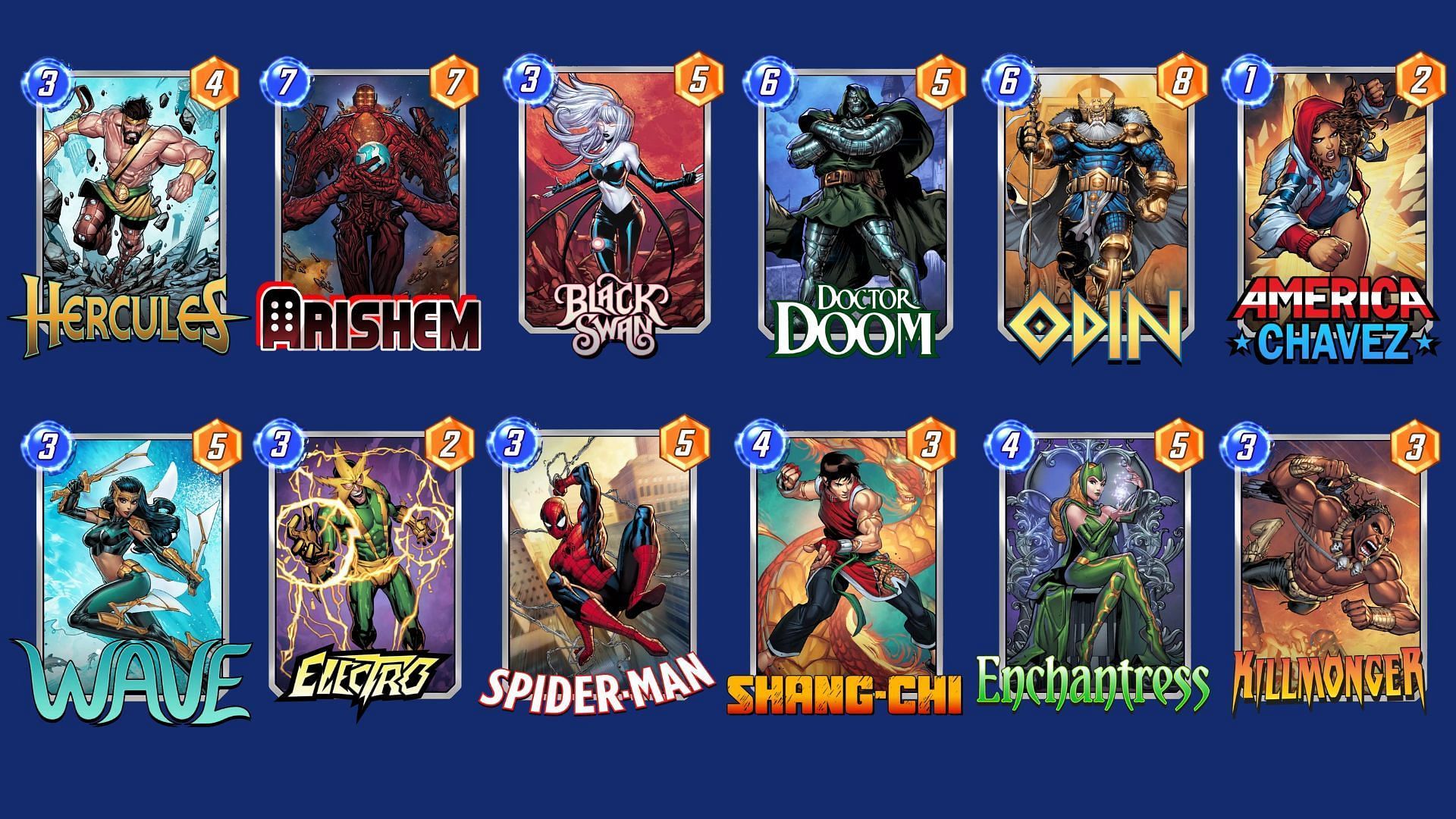 The Ramp Deck is a strong Marvel Snap Hercules deck (Images via Nuverse)