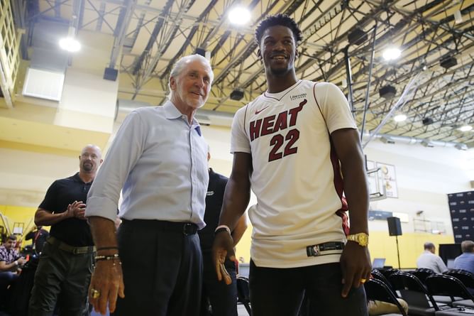 "He's tired of Jimmy Butler": 5x NBA All-Star believes Heat 'godfather' Pat Riley is miffed with his star player