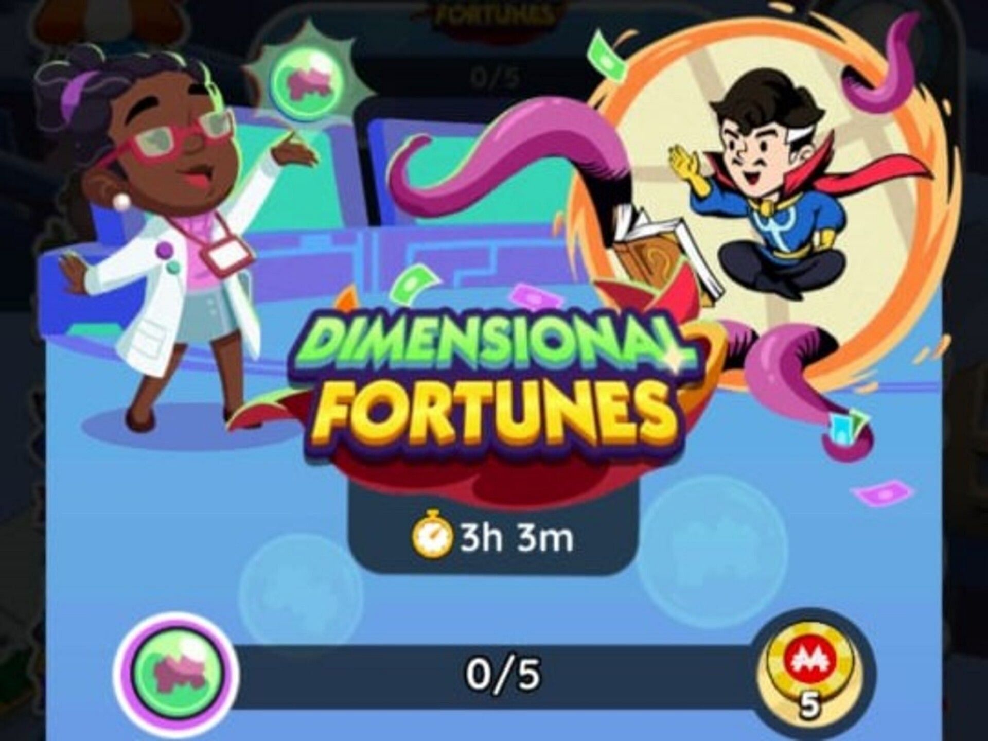 Dimensional Fortunes event (Image via Scopely)