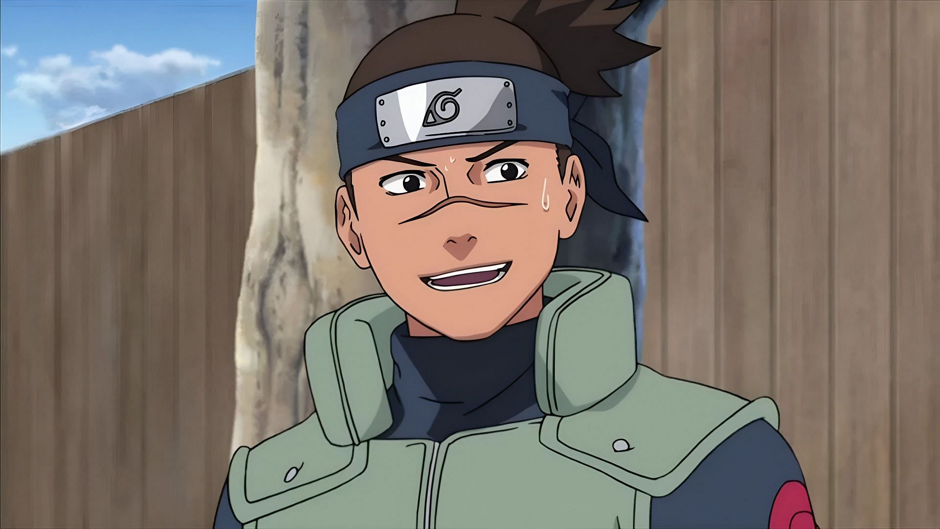 Iruka Umino as seen in the anime (Image via Studio Pierrot)