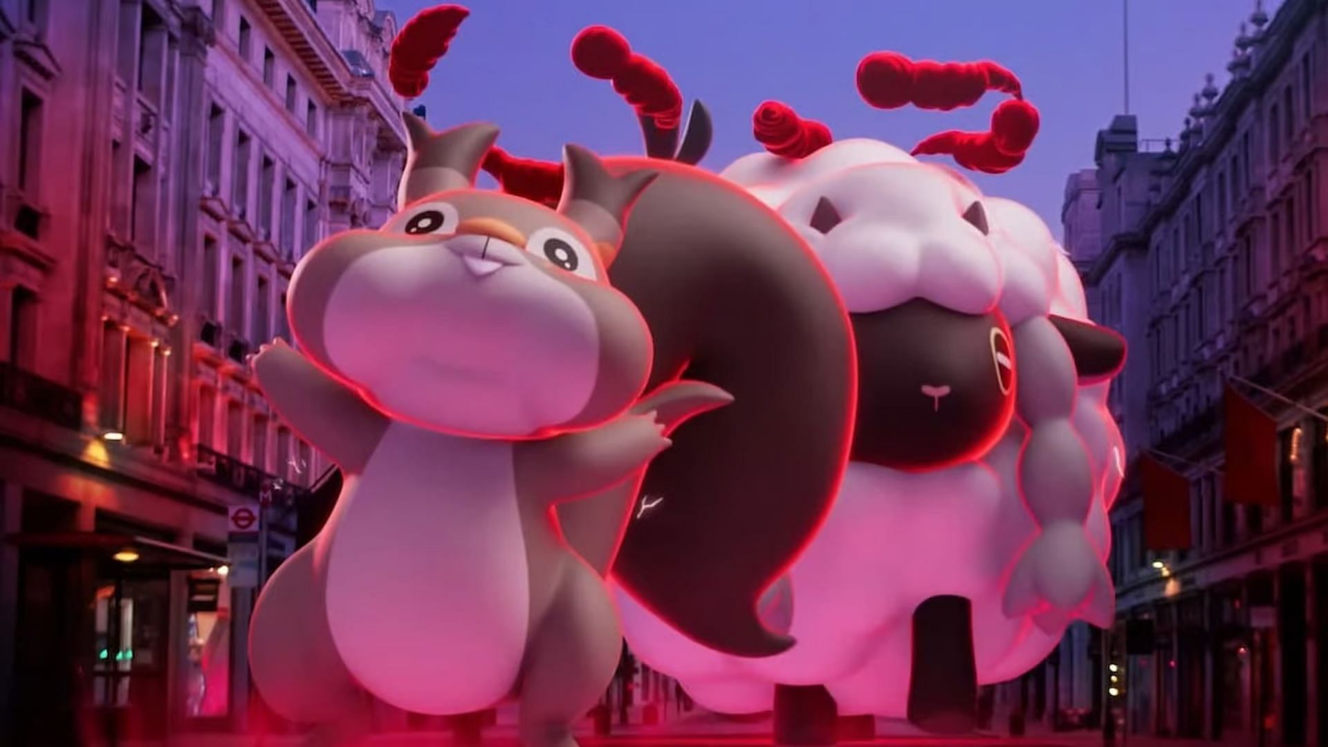 Dynamax Skwovet and Wooloo in Pokemon GO promo video (Image via TPC)