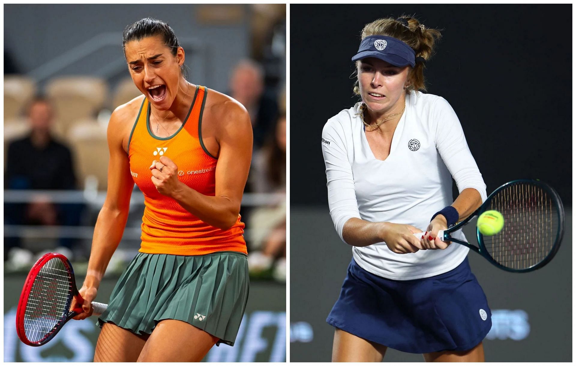 Caroline Garcia and Magdalena Fręch at the Guadalajara Open