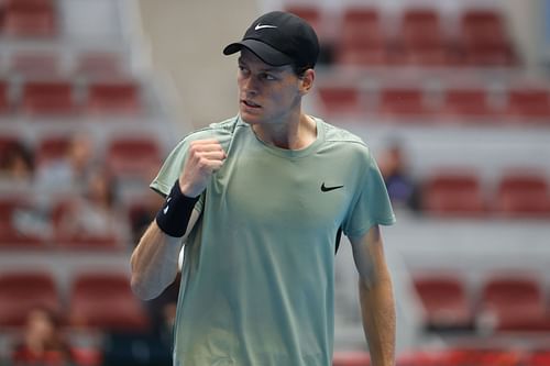 Jannik Sinner at the China Open 2024. (Photo: Getty)