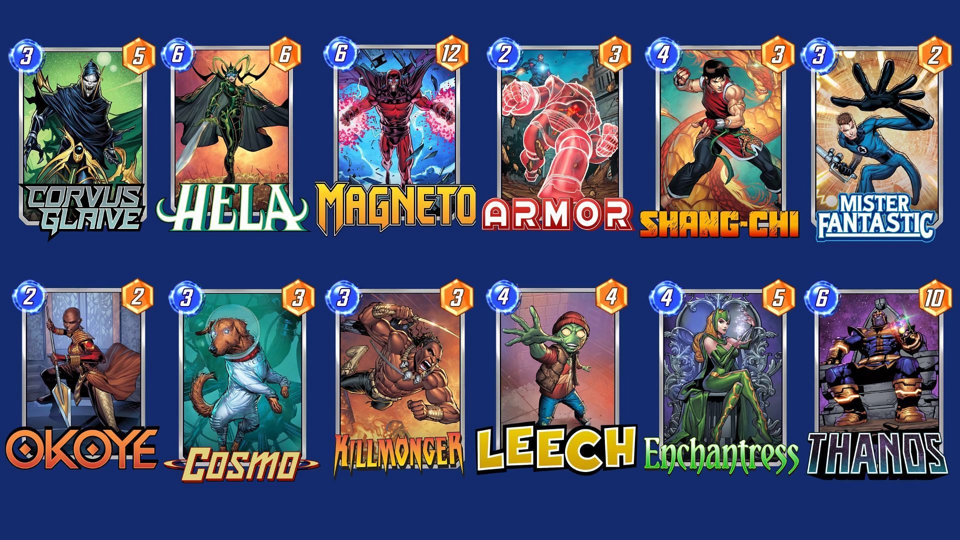 The Discard Control Deck in Marvel Snap (Image via Nuverse)