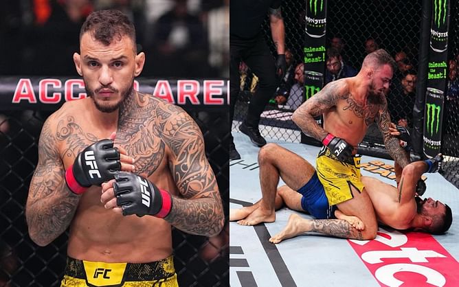 Renato Moicano takes offense with bonus snub in social media statement after UFC Paris, sends message to opponent Benoit Saint Denis