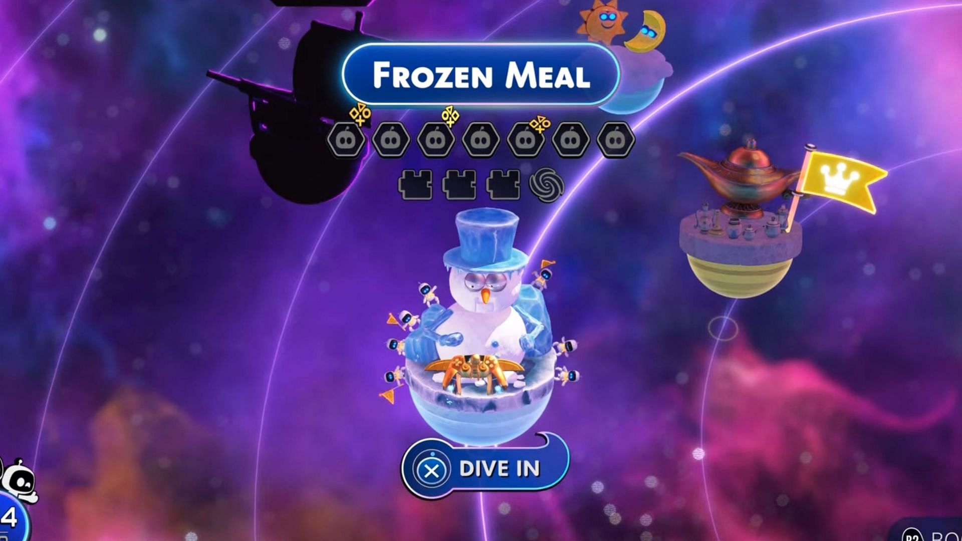 Astro Bot Frozen Meal level walkthrough (Image via Sony Interactive Entertainment)