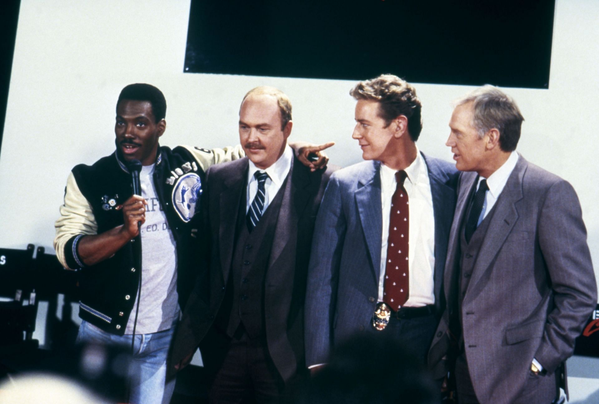 On the set of Beverly Hills Cop II - Source: Getty