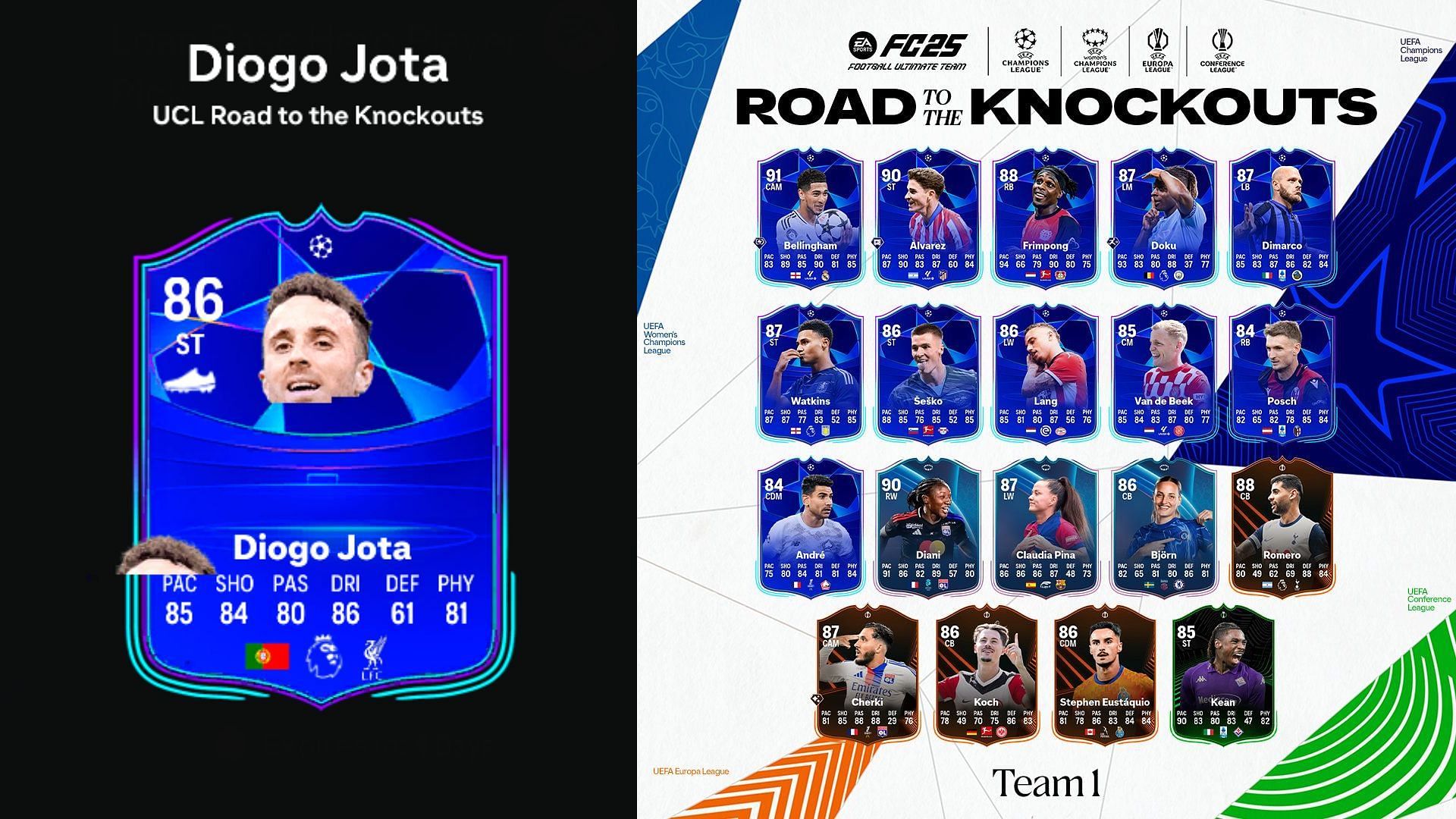 RTTK Diogo Jota has been dropped as an SBC in EA FC 25