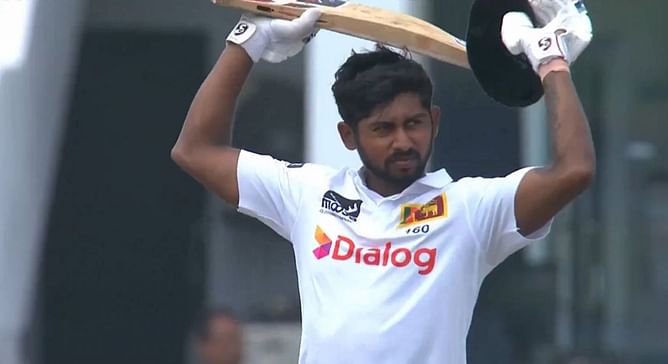 [Watch] Kamindu Mendis hits consecutive Test centuries in SL vs NZ 2024 Test series; 5th in 13 innings