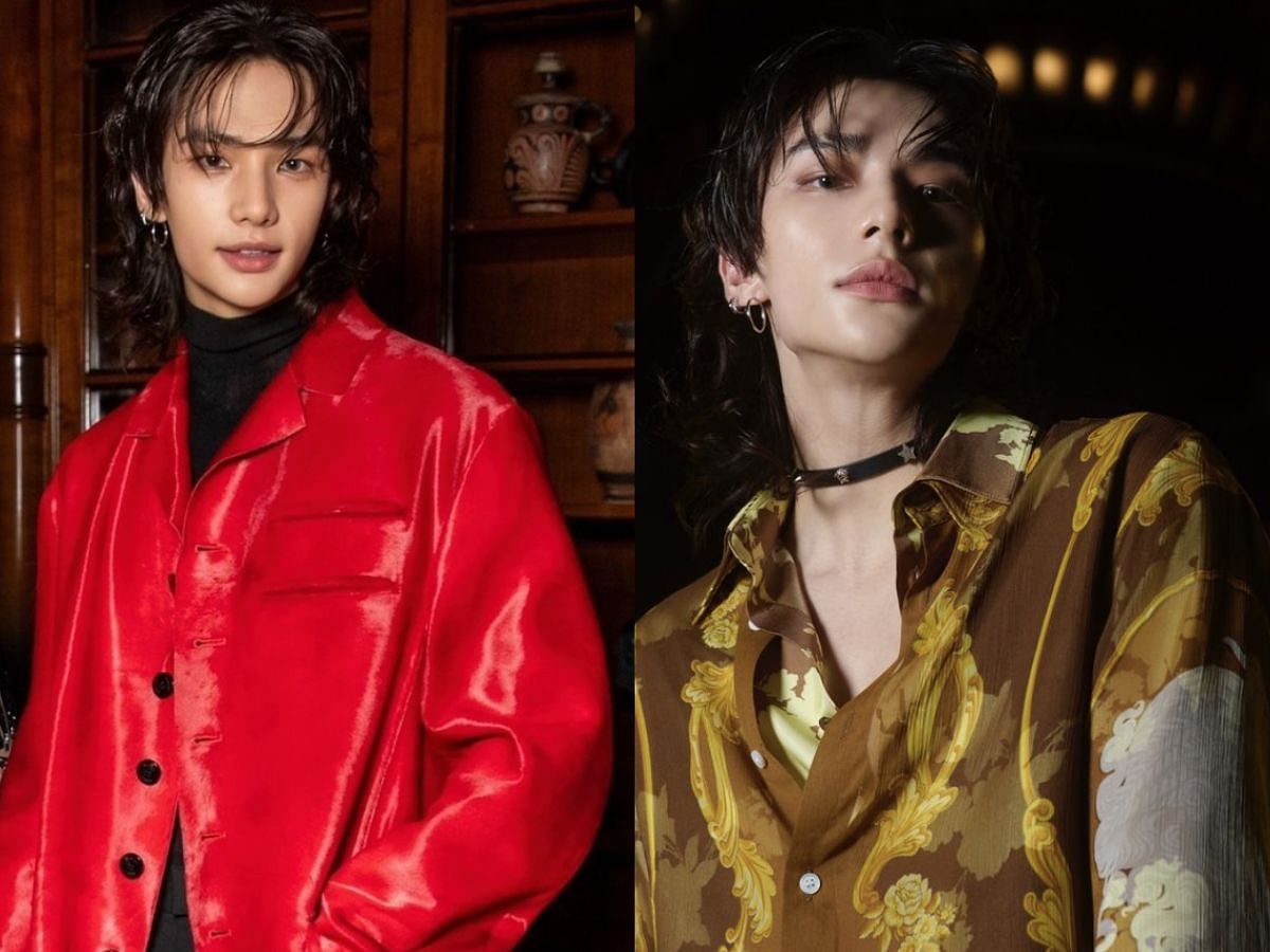 Stray Kids&rsquo; Hyunjin&rsquo;s looks for Versace SS25 show at Milan Fashion Week