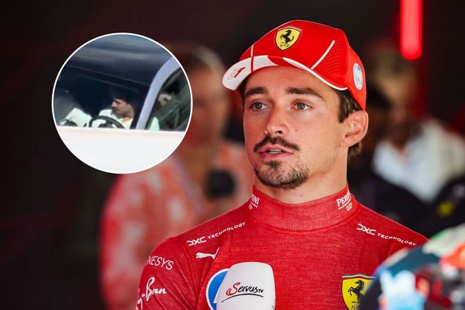 Watch: Charles Leclerc captured hitting another car on the streets of Monaco