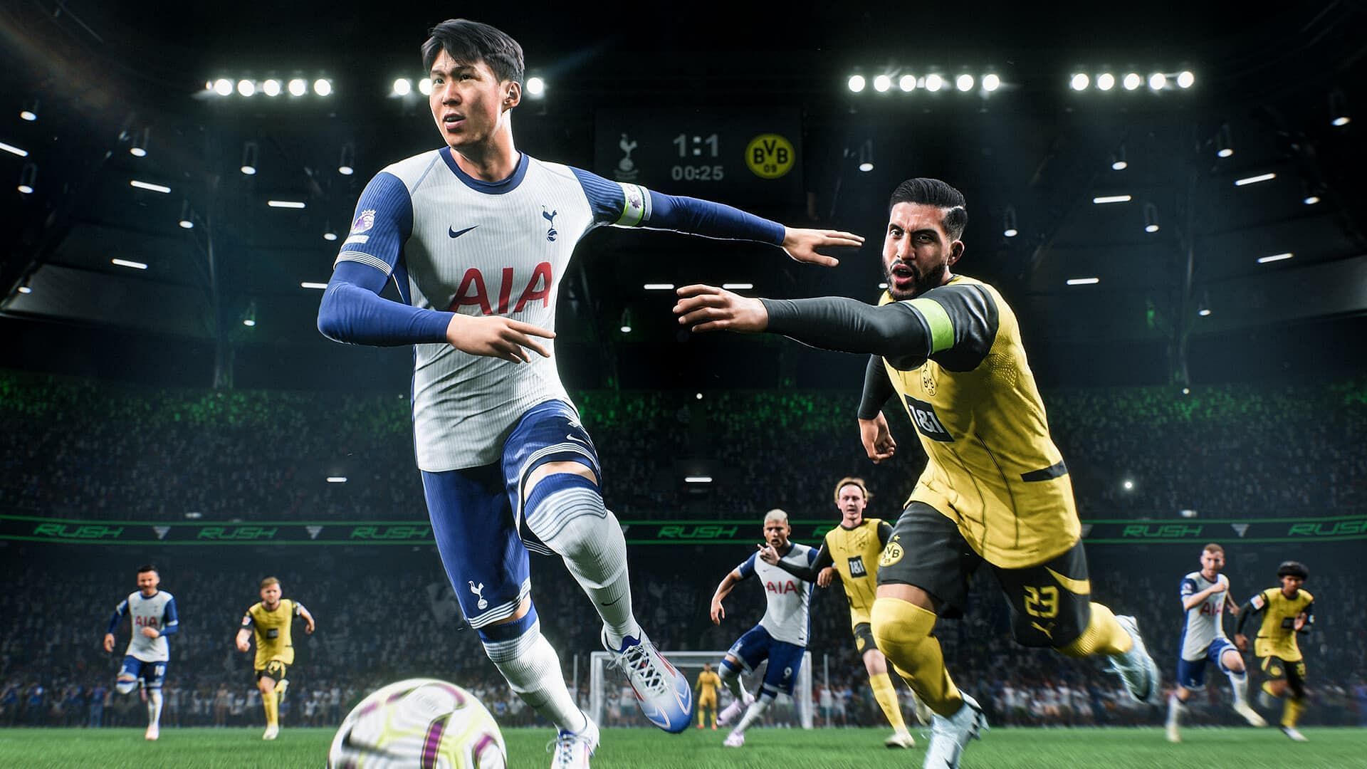 Steps to execute Drag Stepover skill move in EA FC 25 (Image via EA Sports)