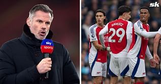 "That is pretty unbelievable" - Jamie Carragher reacts to 'great stat' about Arsenal star during 2-2 draw at Manchester City