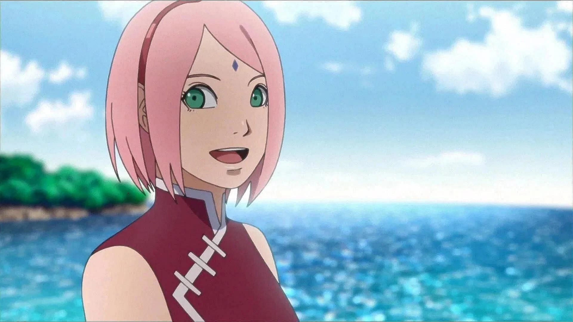 Sakura as shown in the anime (Image via Studio Pierrot)