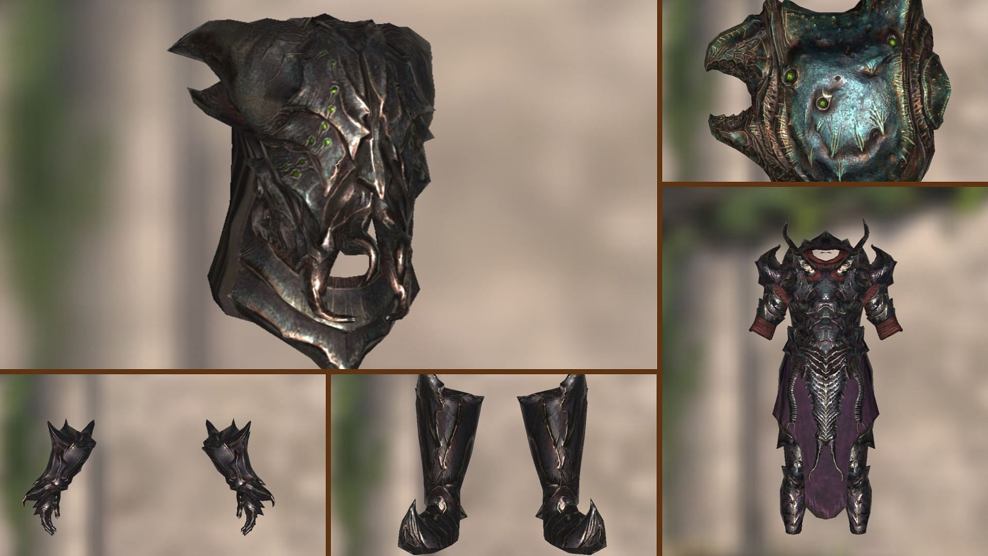 Chaurus armor set is a level 28 armor set (Image via Bethesda Softworks LLC)