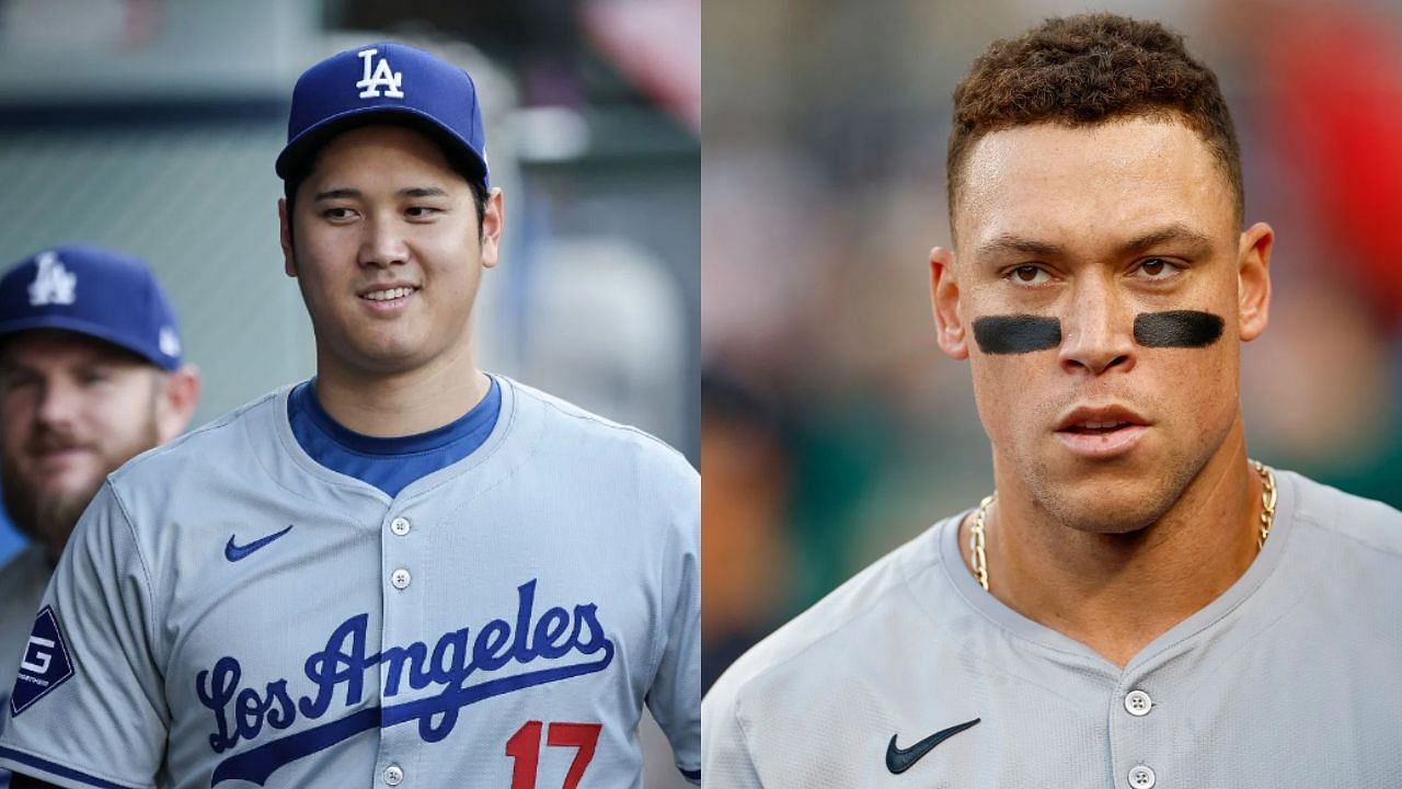 Shohei Ohtani (L) and Aaron Judge (R) (Images from - Getty)