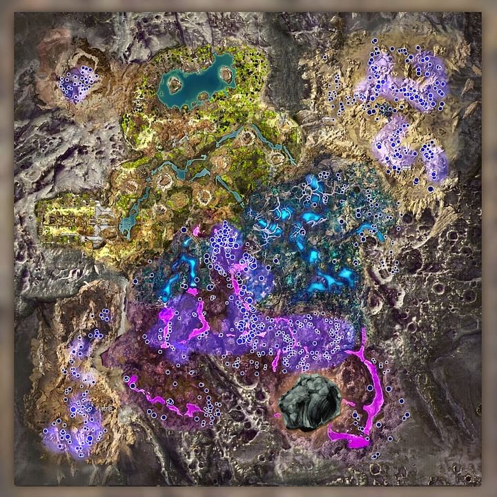 ARK Survival Ascended Aberration Resource map: Best locations for all ...