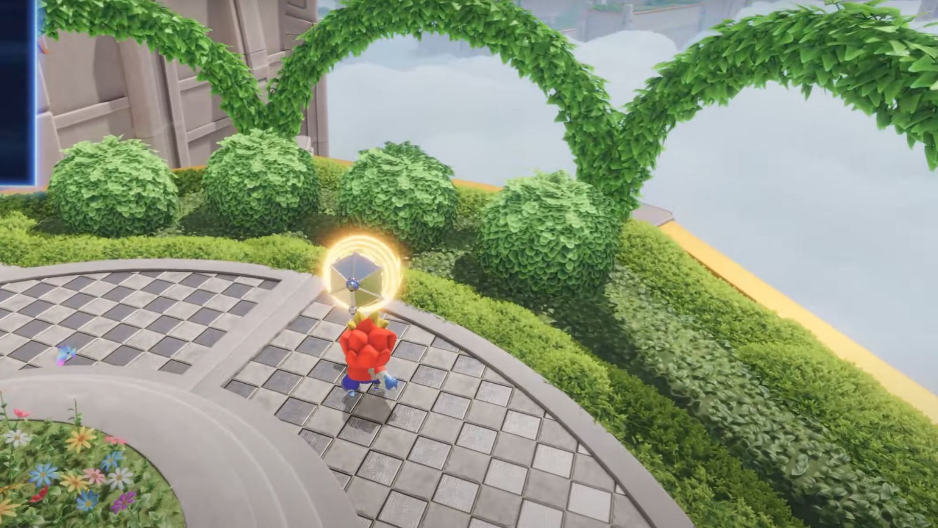 The first Bot is hiding in the bush (Image via Sony || YouTube@Gamer Guru)