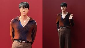 "Breathtakingly beautiful as always!!"— Fans in awe as BTS' Jin debuts at Milan Fashion Show as Gucci ambassador
