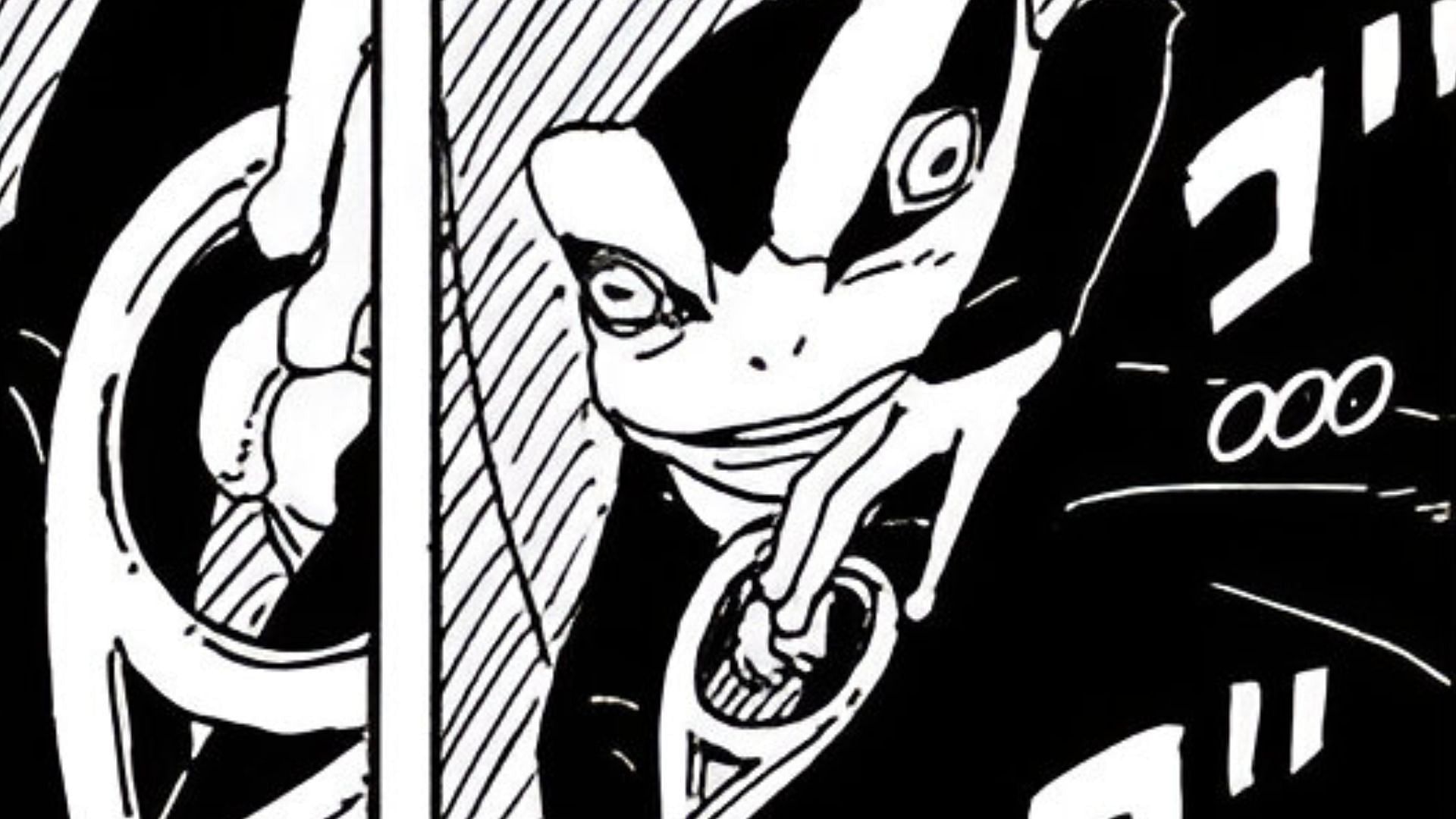 Scientific Ninja Tool Toad as seen in the manga (Image via Shueisha)