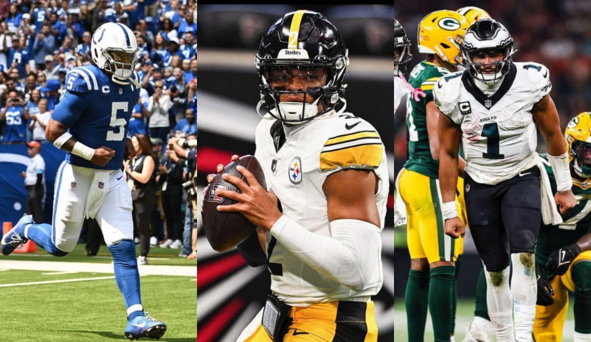 Jalen Hurts or Justin Fields or Anthony Richardson: Who should I start in Week 4 Fantasy Football? (Credit: IG/jalenhurts, justnfields, anthonyrichardson)