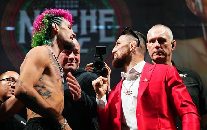 Dana White's POV: What Sean O'Malley and Merab Dvalishvili said to each other during heated UFC 306 faceoffs