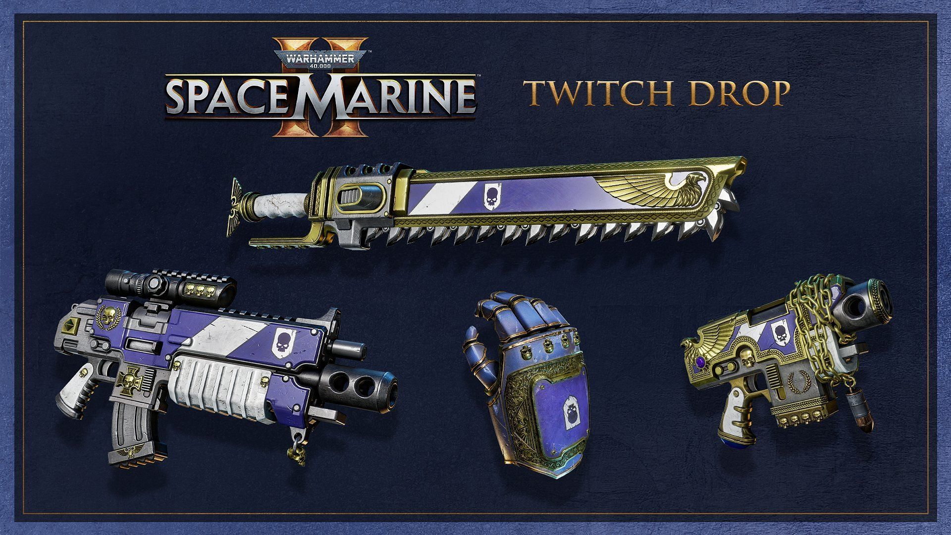 There are a total of four Warhammer 40k: Space Marine 2 Twitch drops to claim (Image via Focus Entertainment)