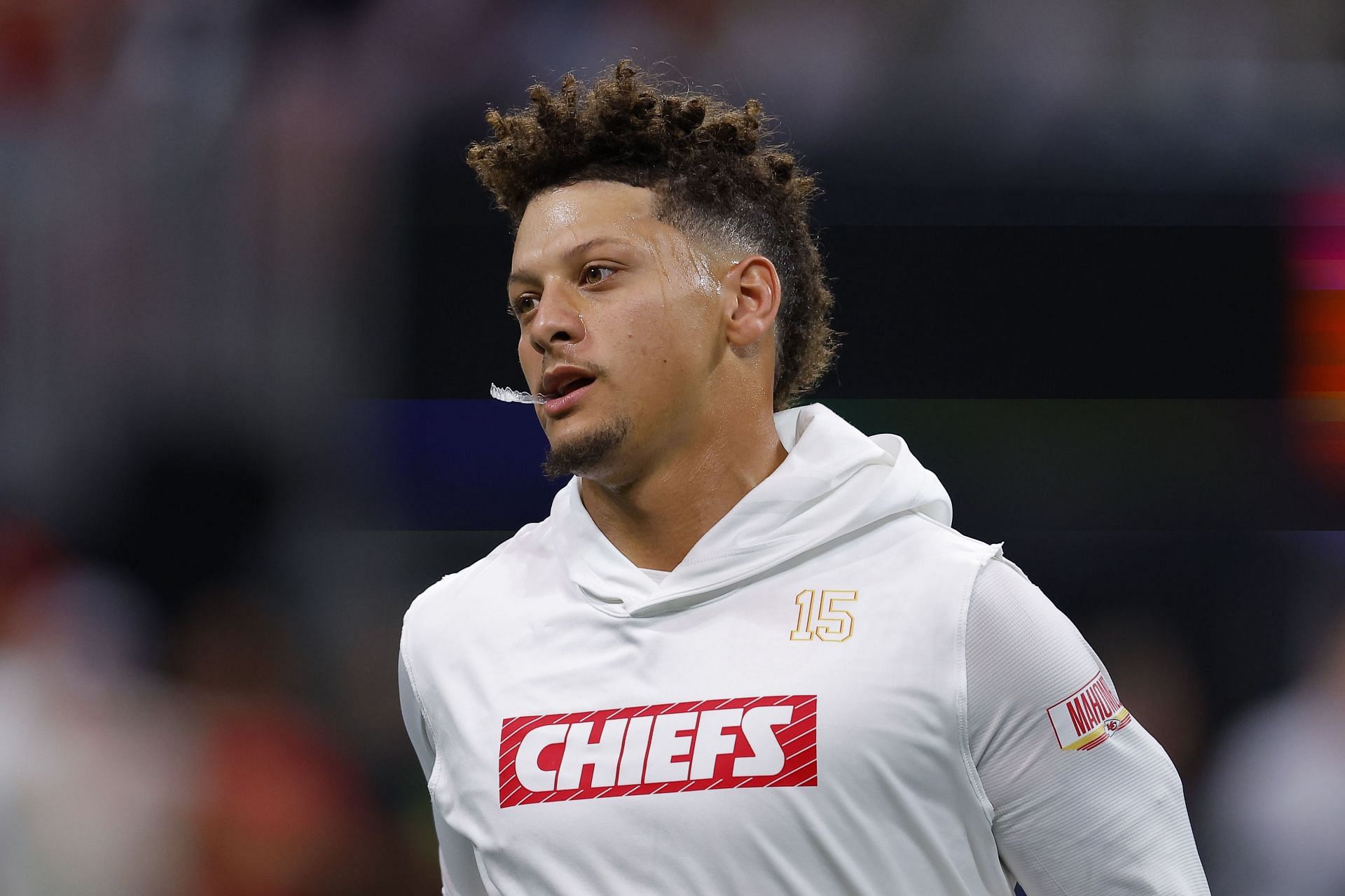 Patrick Mahomes at Kansas City Chiefs v Atlanta Falcons - Source: Getty