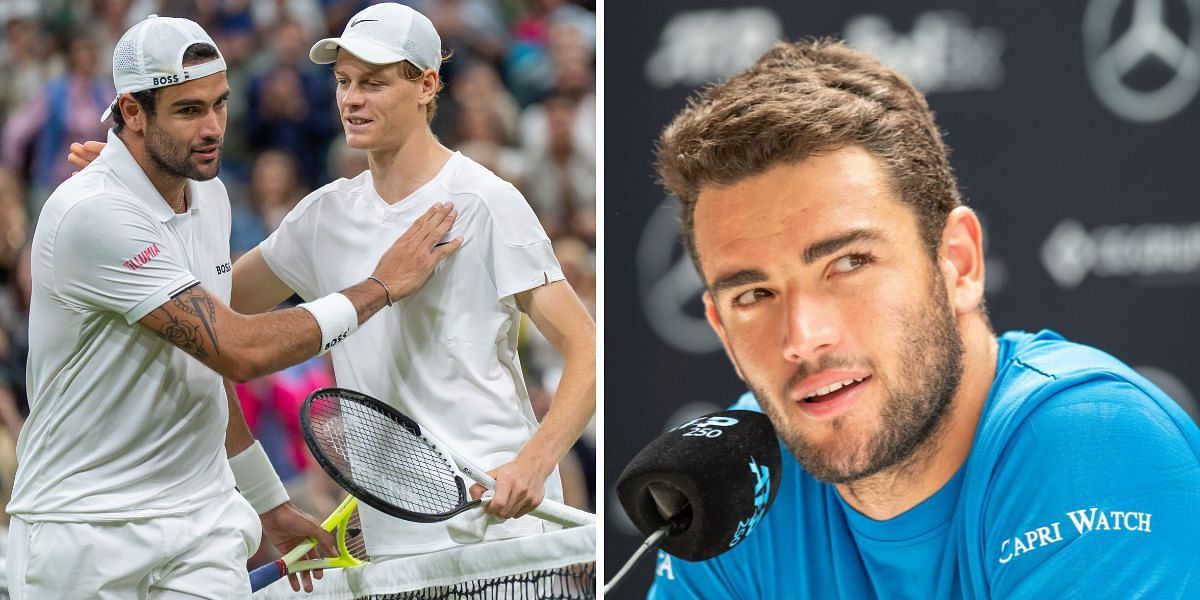 Matteo Berrettini praises Jannik Sinner after US Open triumph (Images: Getty)