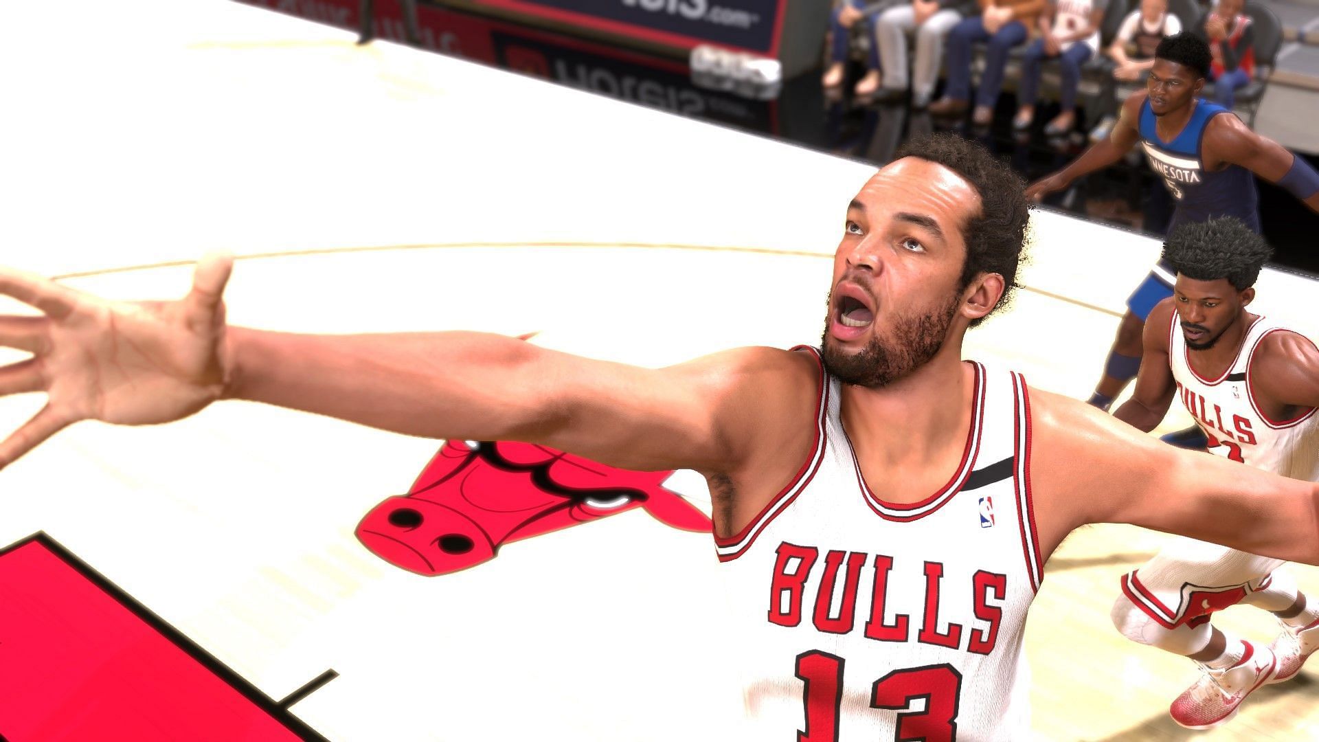 Noah in action for the All-Time Bulls (Image via 2K Games)