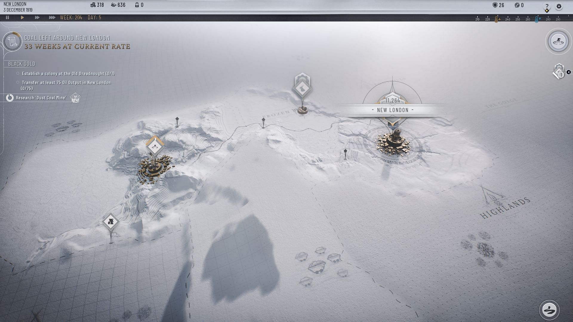 Explore the nodes on the map to find the cores (Image via 11 Bit Studios)