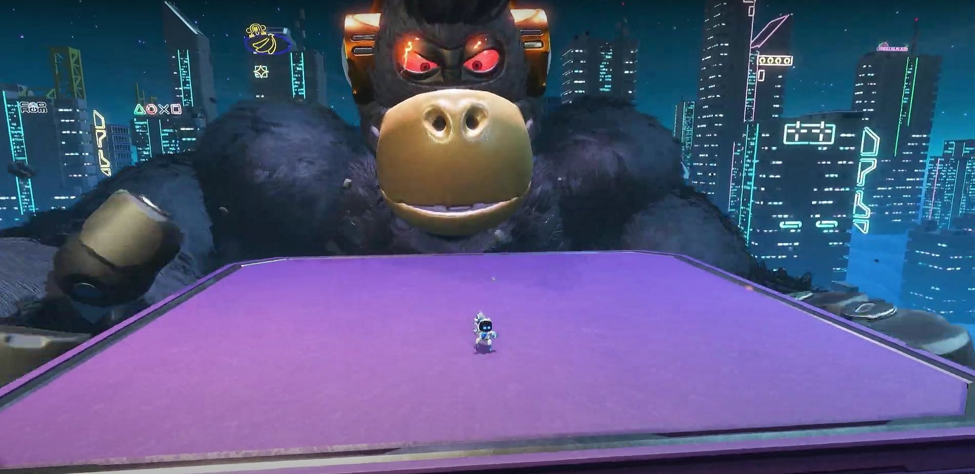 First boss fight of Astro Bot (Image via Sony Interactive Entertainment)