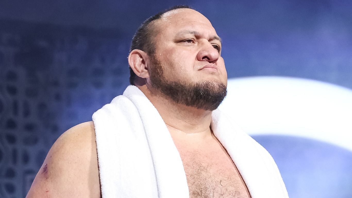 Samoa Joe is a former AEW World Champion [image credits: AEW Facebook]