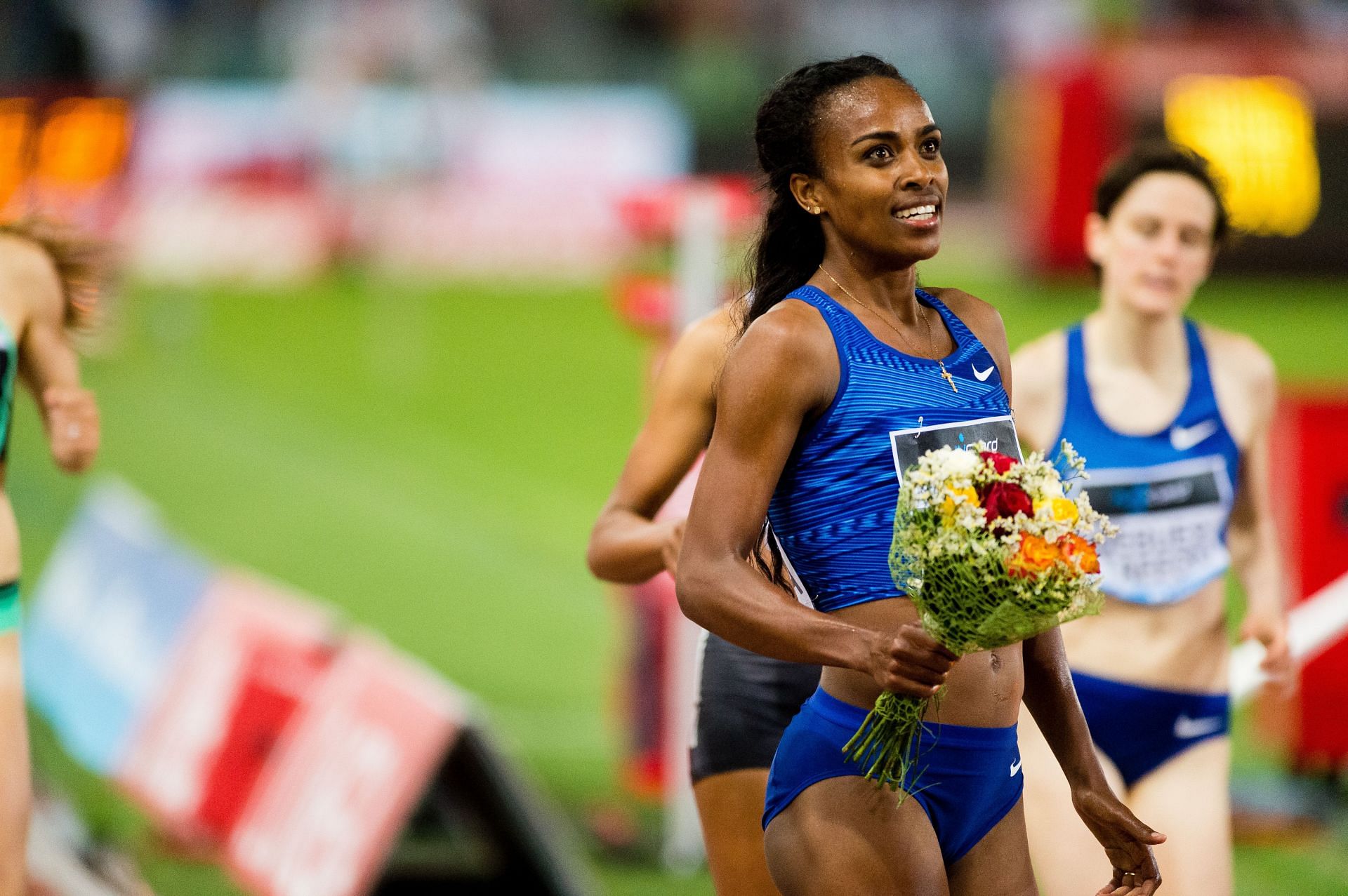 Genzebe Dibaba is one of the athletes to watch out for at the marathon (Photo by Marco Mantovani/Getty Images)