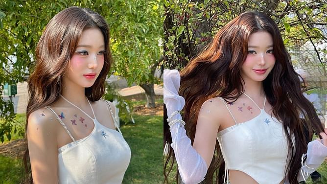 "Queen behaviour"- Internet reacts as fans speculate IVE's Wonyoung of allegedly mocking Sojang with her latest airport look
