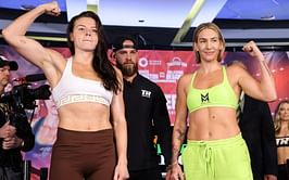 Sandy Ryan addresses getting paint flung at her just before Mikaela Mayer fight, accuses opponent's team of involvement: "Who else could it be?"