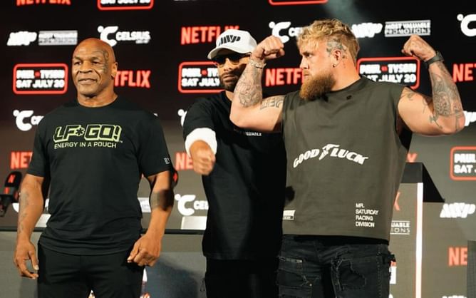 Mike Tyson vows to finish Jake Paul's boxing career after giving the Disney star his start on the undercard for the Roy Jones Jr. fight