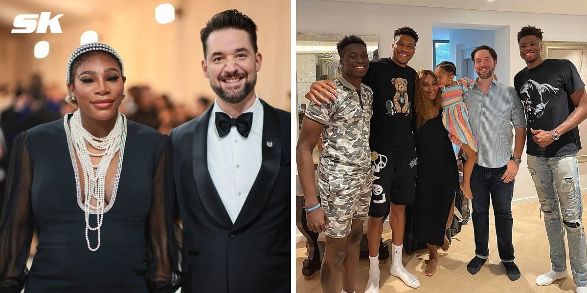 Serena Williams&rsquo; husband Alexis Ohanian praises Giannis Antetokounmpo and brother Thanasis (Images: Getty, X/ Giannis Antetokounmpo)