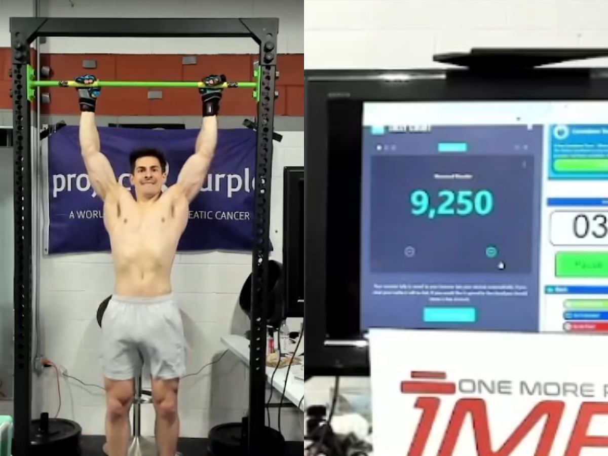 Twitch streamer Censor breaks record for most pull-ups done in 24 hours (Image via Twitch/Censor)